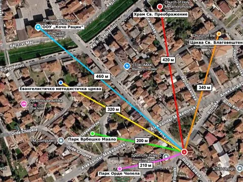 Се продава имот на одлична локација во центарот на прилеп