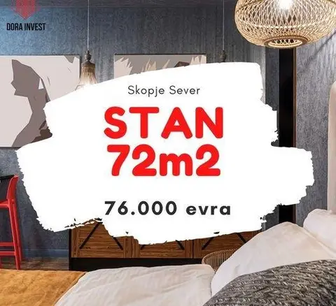 Se prodava stan vo Skopje Sever