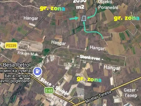 Nivi izmegu Stenkovec ,s.Brazda i s.G.Orizari Skopje