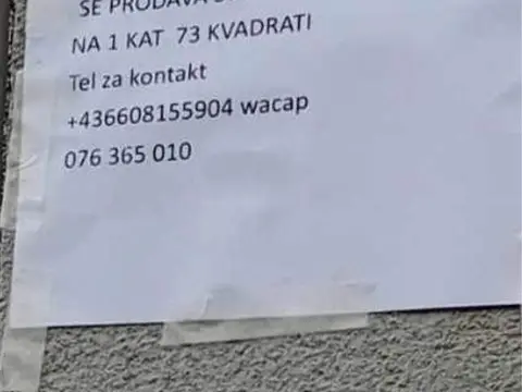 Se prodava stan
