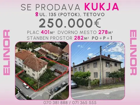 Kuka na ulica 135 Potok vo Tetovo