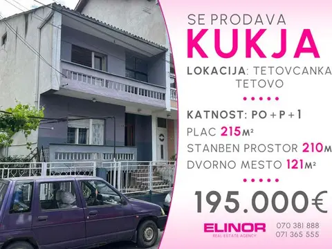 Se prodava kukja vo Tetovcanka vo Tetovo