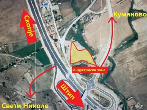 Атрактивна парцела во индустриска зона