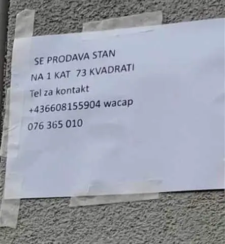 Se prodava stan vo Gostivar