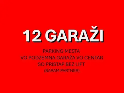 Baram partner za kupuvanje na 12 parking mesta vo garaza