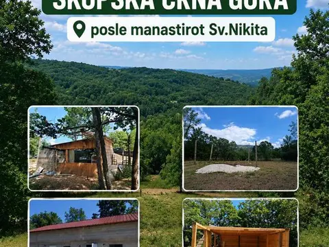 Itno se prodava plac vo shuma Skopska Crna Gora
