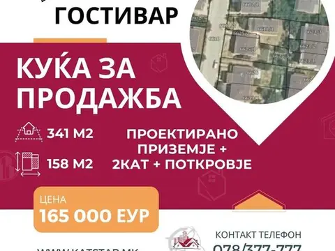 Se prodava kukja vo Dutlok, na glavna ulica