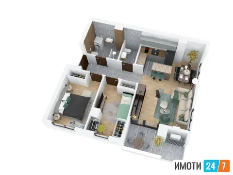 AERODROM- SUPERIUM trosoben stan od 56m2 na 13 kat