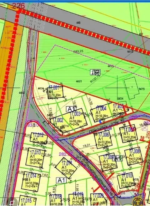 Градежна парцела 614 м² во Орман, Ѓорче Петров
