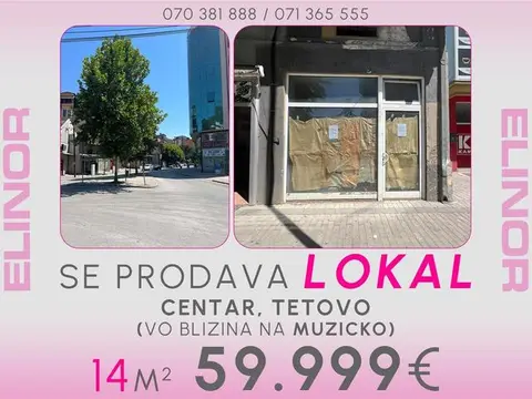 Se prodava lokal vo Centar, Tetovo